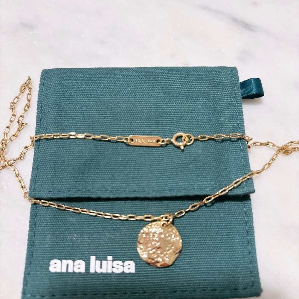 Ana Luisa Coin Charm Necklace